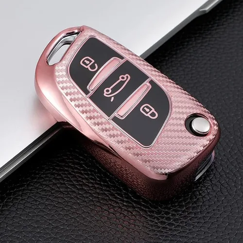 Vista 4 de BNHUY - Carcasa de TPU de carbono para llave de automóvil Citroen C1 C2 C3 C4 C5 XSARA PICA para Peugeot 306 407 807 para DS DS3 DS4 DS5 DS6