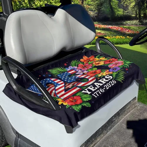 Vista 39 de AFPANQZ Toalla personalizada para cubierta de asiento de carrito de golf, añade tu texto, imagen, logotipo, nombre, protector de asiento de carrito