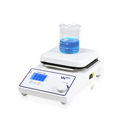 Vista 8 de Parco Scientific P1007-HS-T - Agitador magnético de placa calefactora digital con sonda de temperatura y soporte Rango de temperatura de 716.0 °F