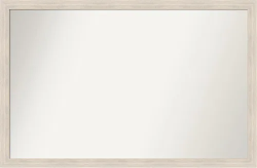 Vista 205 de Amanti Art Espejo personalizado, espejo de baño estrecho Alexandria White Wash, espejo de pared o espejo de tocador de baño sobre el fregadero