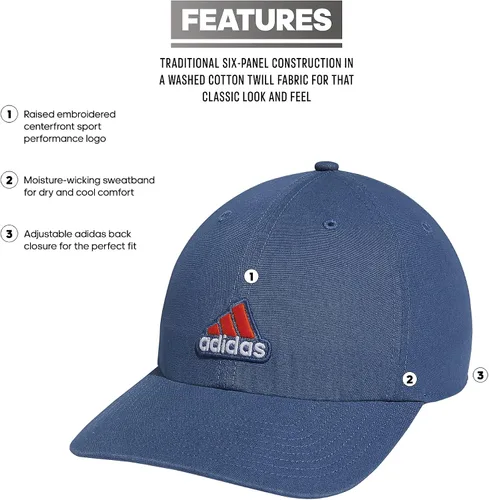 Vista 2 de adidas Men's Ultimate 2.0 Relaxed Adjustable Cotton Cap