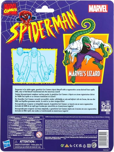 Vista 9 de Hasbro Marvel Legends Series Lizard, Multicolor (F3461)