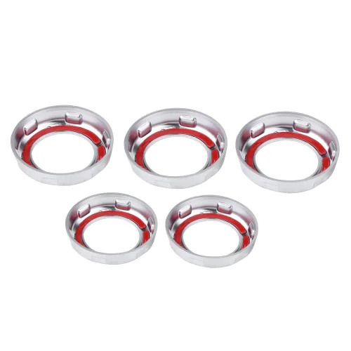 Vista 6 de Acouto 5 Uds. Cubierta de anillo para interruptor de aire acondicionado lateral interior para Discovery 4 LR4 2009-2016 para deporte 2010-2013