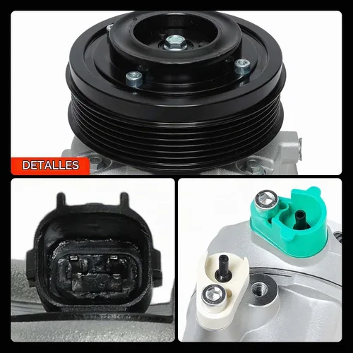 Vista 9 de Compresor de aire acondicionado A-Premium con embrague Compatible con Hyundai Tucson 2.0L 2017-2018 (del 03/01/2017)