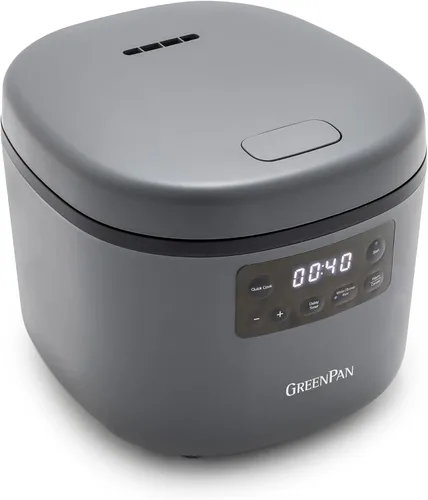Vista 13 de GreenPan Olla arrocera avanzada, 4 tazas sin cocinar/8 tazas cocidas, olla antiadherente extraíble de cerámica sin PFAS, arroz blanco y marrón