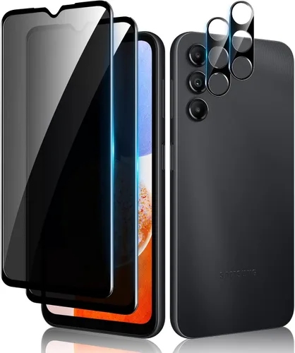 Vista 11 de Paquete de 2+2 para Google Pixel 10 Pro XL Protector de pantalla de privacidad y protector de lente de cámara, compatible con desbloqueo por huellas