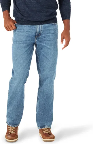 Vista 7 de Lee - Pantalones vaqueros rectos de ajuste relajado para hombre Azul hielo.