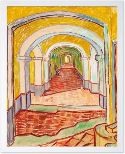 Vista 40 de Poster Master Póster clásico de Van Gogh, impresión impresionista vintage, regalo para artista, pintor, autorretrato, sombrero de paja, dibujo