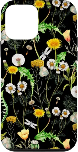 Vista 16 de iPhone 11 Pro Wildflowers Botanical Daisy Flores Dandelion Libélula Estuche de regalo