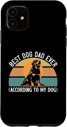 Vista 8 de Rottweiler Dog Lover Gift, Best Dog Dad Ever, Rottie Father Case for iPhone 17