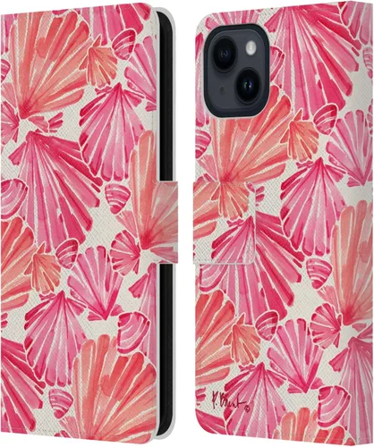 Vista 14 de Head Case Designs Funda de piel con licencia oficial de Paul Brent Agate Mermaid Coastal para iPhone 15