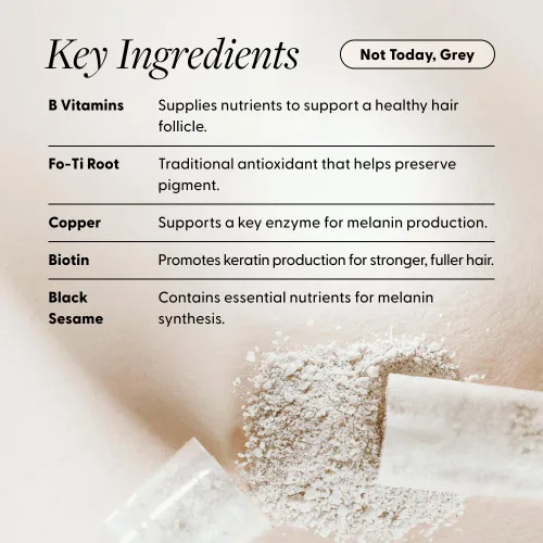 Vista 6 de Arey The System - Suero y suplemento diario para el cabello para mujeres y hombres, ralentiza el crecimiento del cabello gris en 3 a 6 meses