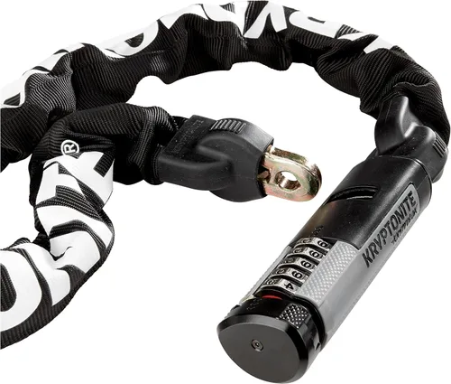 Vista 4 de Kryptonite Kryptolok 990 - Cerradura de cadena combinada para bicicleta, 3 pies de largo, resistente, antirrobo, vendida, segura, segura, cerradura