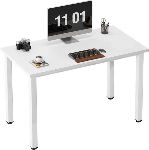 Vista 36 de Need Escritorio pequeño para computadora, mesa de escritura resistente de 31.5 pulgadas, estrecho, negro