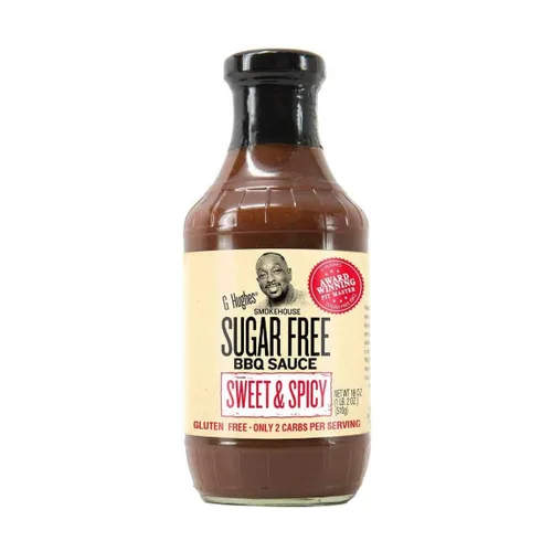 Vista 10 de G Hughes Salsa BBQ Sin Azúcar 17.28 oz