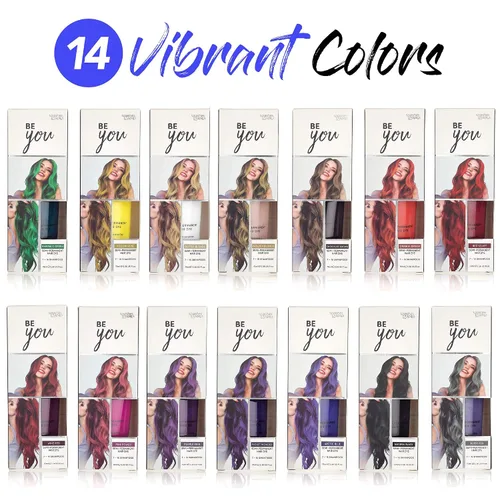 Vista 6 de Splashes and Spills - Tinte semipermanente para el cabello rubio mantequilla, vibrante 2.36 onzas, color temporal para el cabello, sin amoníaco ni