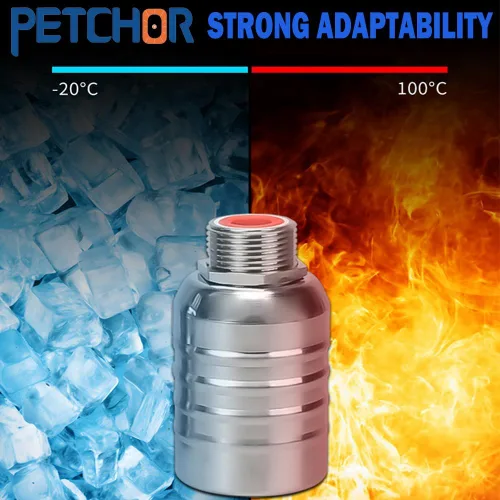 Vista 4 de Válvula de flotador de acero inoxidable 304 totalmente automática con control de nivel de agua, válvula de cierre automático de agua, válvula