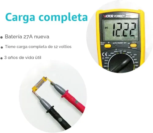 Vista 3 de LiCB A27 27A 12V Batería alcalina (paquete de 5)