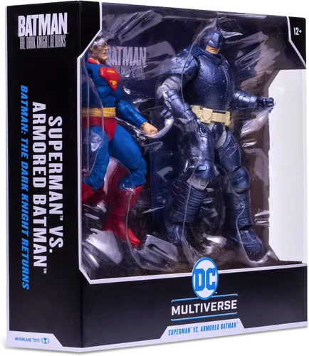 Vista 16 de DC Multiverse Superman vs. Batman (The Dark Knight Returns) - Figura de acción de 7 pulgadas