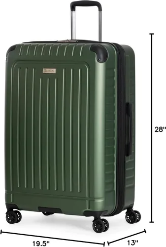 Vista 14 de Ben Sherman Maleta vertical de viaje Spinner Sunderland, Verde -Oliva, Maleta vertical de viaje Spinner Sunderland