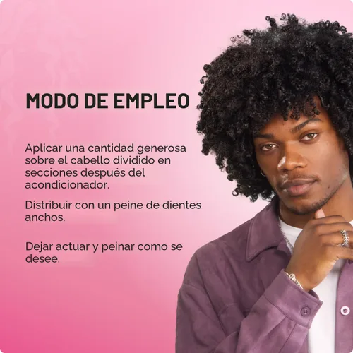 Vista 5 de Mielle Organics Acondicionador Sin Enjuague de Granada y Miel para Cabello Rizado - Desenredante Hidratante y Tratamiento para Cabello Rizado