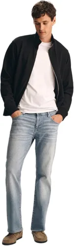 Vista 8 de Mavi Jeans Josh Bootcut para hombre, Jeans de tiro medio para hombres, Deep Shaded Stanford, Jeans azules para hombre, Stanford profundo