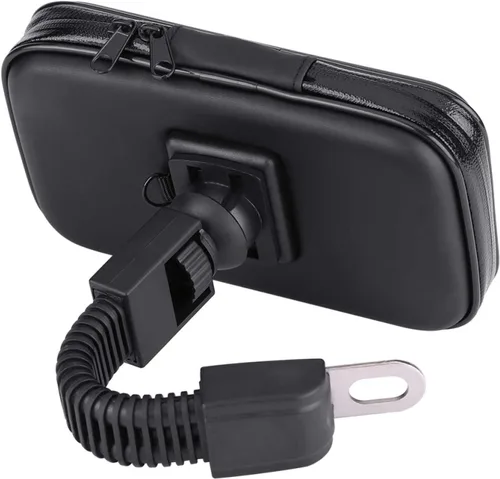 Vista 9 de Ymiko Soporte para teléfono de motocicleta Soporte de montaje de motocicleta Bolsa de teléfono Teléfono celular Espejo retrovisor Soporte táctil