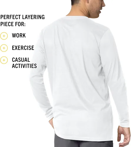 Vista 4 de Carhartt Men's Men's Crew Neck Long Sleeve Pocket Tee