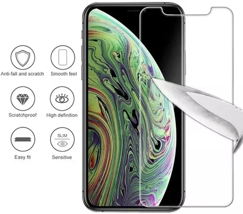 Vista 3 de Paquete de 3 protectores de pantalla para iPhone 11 Pro Max y iPhone XS Max de 6.5 pulgadas, vidrio templado
