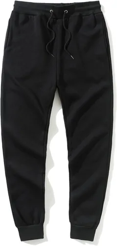 Vista 4 de NOIPPONG Pantalones cargo para hombre, talla grande, cintura elástica, con cordón, ajuste relajado, pantalones deportivos casuales para el trabajo
