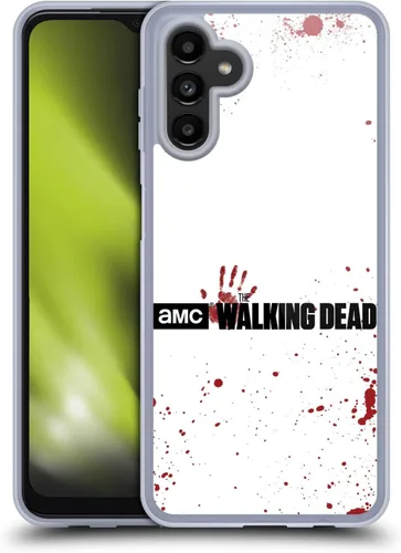 Vista 13 de Head Case Designs Carcasa de gel suave con logotipo AMC The Walking Dead Black compatible con Samsung Galaxy A13 5G (2021)