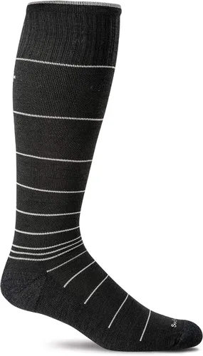 Vista 3 de Sockwell Calcetines de compresión graduada moderada para hombre Circulator Carbón sólido