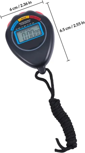Vista 2 de Temporizador electrónico profesional de 3 piezas para juegos deportivos, temporizador de partidos duradero con diseño fácil de usar para árbitros
