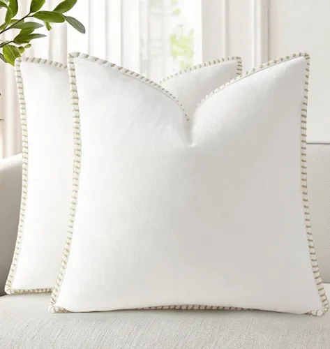 Vista 20 de decorUhome Juego de 2 fundas de almohada de felpilla suave y acogedora de otoño de 12 x 12 pulgadas, fundas decorativas modernas de terciopelo Aqua