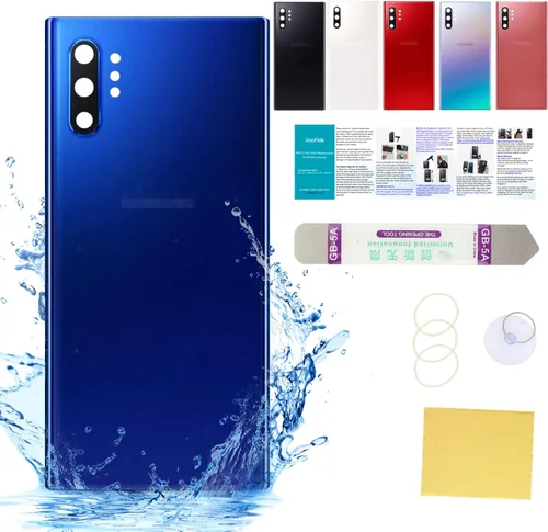 Vista 71 de Compatible con Samsung Galaxy Note 8 - Carcasa trasera de repuesto de cristal de 6.3 pulgadas, SM-N950, todos los portadores con manual de Negro