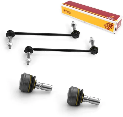 Vista 215 de Metrix Premium Chassis Parts - Juego de 4 piezas de articulación de rótula superior y barra estabilizadora delantera para Ford Ranger RWD 1998-2011