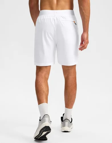 Vista 3 de Pudolla Pantalones cortos de entrenamiento para hombre con 3 bolsillos con cremallera, ligeros de 7 pulgadas, pantalones cortos de gimnasio