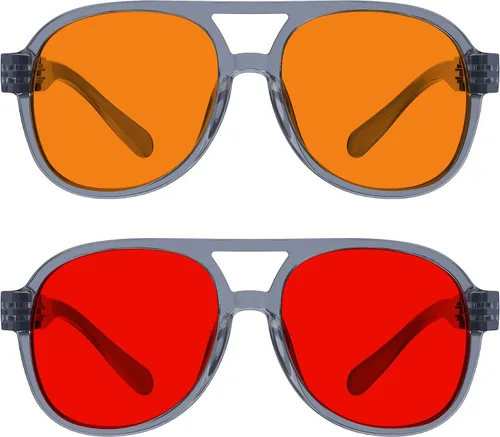 Vista 423 de Eyekepper Gafas de luz azul para hombre y mujer, paquete de 6 lentes Pilot Paquete de 6 color mezclado