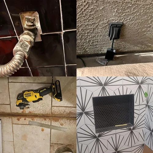 Vista 5 de XXGO Hoja multiherramienta de lechada de diamante de 3 piezas para removedor de lechada XG3001S