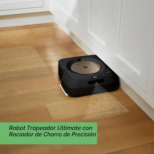 Vista 2 de iRobot Braava jet m6 (6012) Ultimate Robot Mop - Robot barredora con conexión Wi-Fi, Jet Spray, mapeo inteligente, compatible con Alexa, ideal