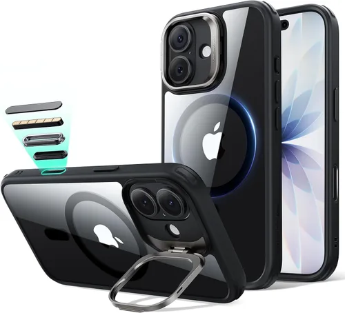 Vista 84 de ESR Funda para iPhone 13 Pro, compatible con MagSafe, protección de grado militar a prueba de golpes, soporte de anillo de cámara integrado, funda