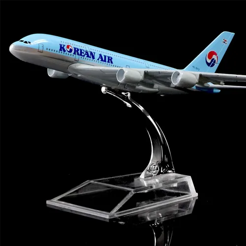 Vista 2 de 24-Hours Korean Air A380 modelo avión modelo modelo avión modelos regalo de cumpleaños