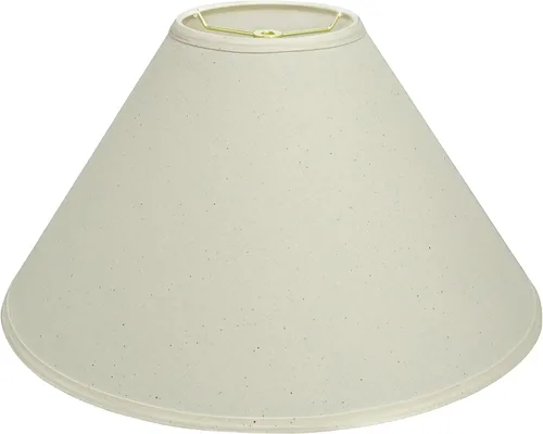 Vista 12 de Aspen Creative 32201A tapa dura Empire araña lámpara sombra en crema, 6" superior x 19" inferior x 12" altura inclinada