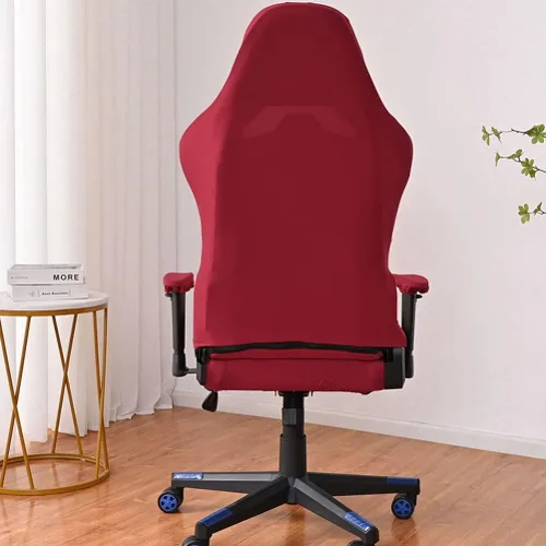 Vista 4 de DECHOUS 1 juego de fundas elásticas y lavables para silla de computadora, fundas protectoras para silla de oficina, protector para silla giratoria