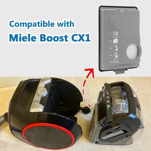 Vista 4 de Filtro de espuma HEPA de repuesto para aspiradora Boost CX1 sin bolsa para gatos y perros, compatible con número de pieza 11169285