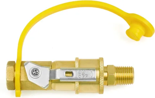 Vista 6 de GASPRO Kit de accesorios de conexión rápida de propano de 1/4 pulgadas, conexiones de gas LP para una fácil integración de sistemas de propano de RV
