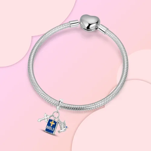 Vista 176 de Dije de girasol con diseño de estrella y luna y elefante para pulsera, collar de plata de ley 925, dijes de corazón de amor para mujer, regalo