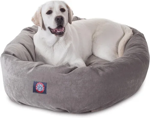 Vista 20 de Majestic Pet Villa - Cama para perros de espuma viscoelástica triturada de 32 pulgadas para perros de tamaño mediano, 32 x 23 x 7 pulgadas, cama