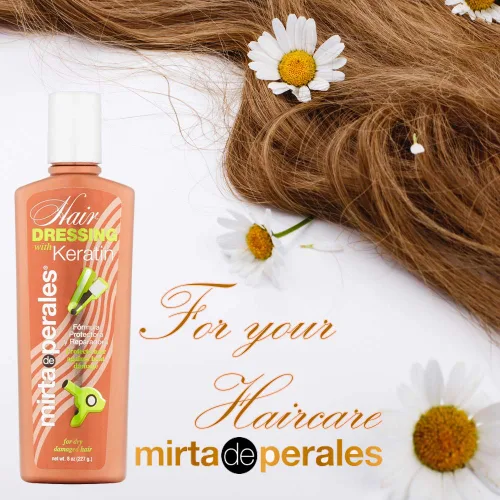 Vista 4 de Mirta de Perales Producto de peluquería con queratina, 8 oz (paquete de 2)