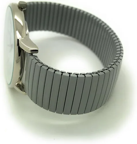 Vista 3 de Q&Q Elegante reloj de moda con banda elástica para hombre y mujer